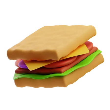 Sandwich  3D Icon