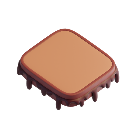 Sándwich de chocolate  3D Icon