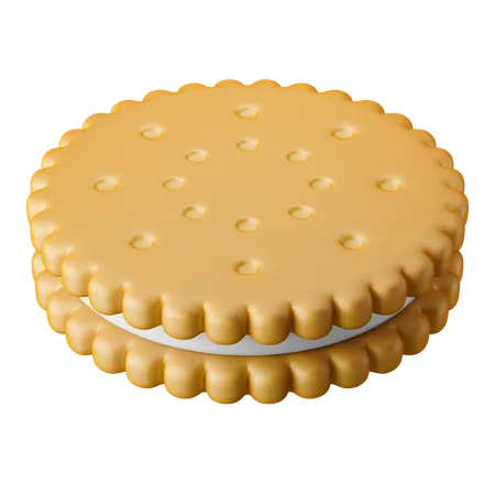 Sándwich de galleta  3D Icon