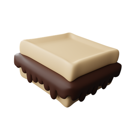 Sándwich de helado  3D Icon