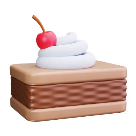 Sándwich de helado  3D Icon