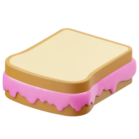 Sándwich de helado  3D Icon