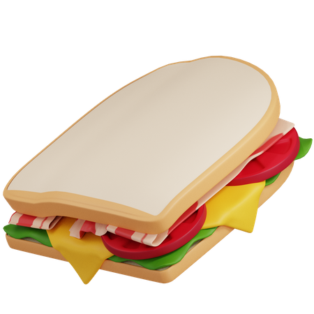 Sándwich de queso  3D Icon