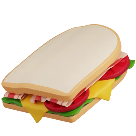 Sándwich de queso  3D Icon