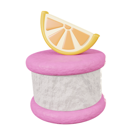 Sandwich à la crème glacée  3D Icon