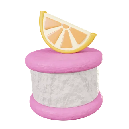 Sandwich à la crème glacée  3D Icon