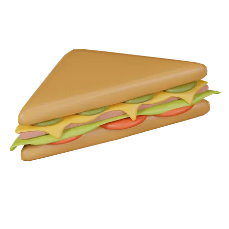 3 D Fast Food Sandwiches 3D Icon