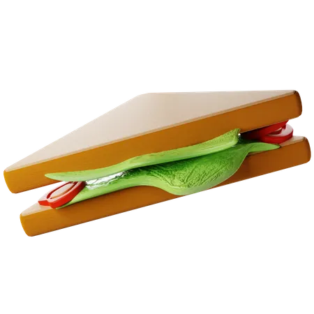 Sandwich aux légumes  3D Icon