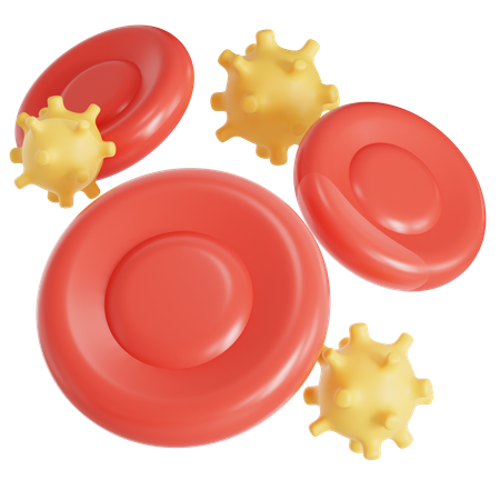 Sang infecté  3D Icon