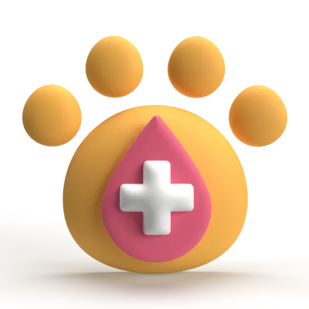 Sangre de animales  3D Icon