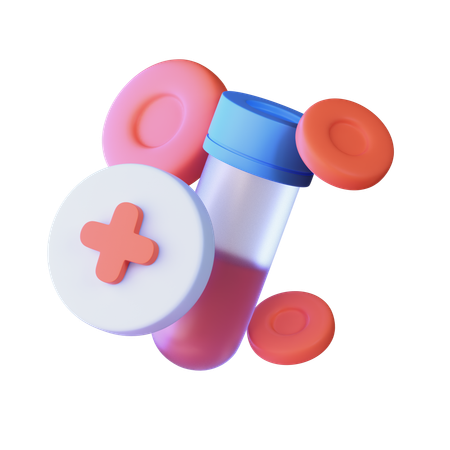 Sangue  3D Icon