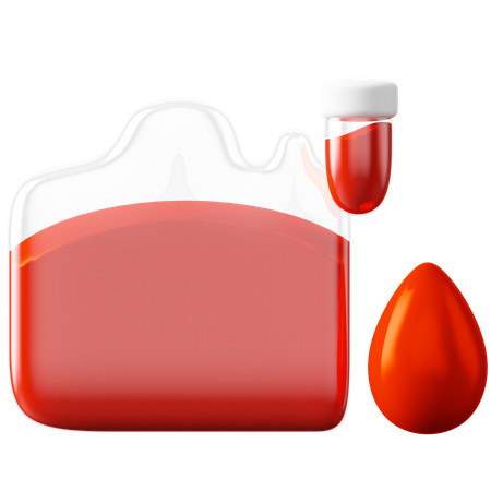 Sangue  3D Icon