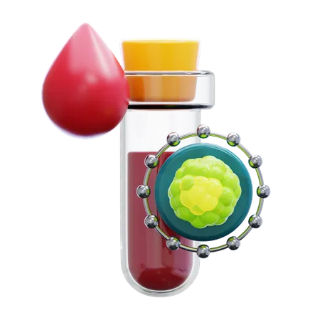 Câncer de sangue  3D Icon