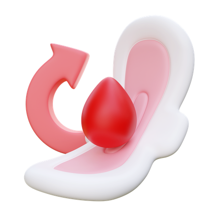 생리대  3D Icon
