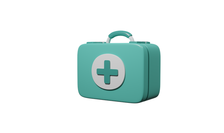 Sanitäterkasten  3D Icon