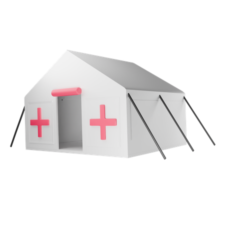 Sanitätszelt  3D Icon