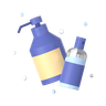 3d sanitizer illustration
