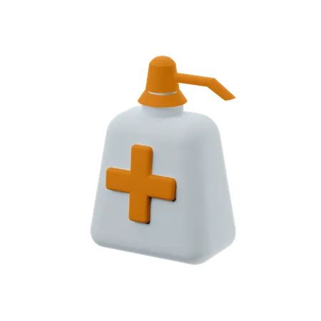 Sanitizer  3D Illustration
