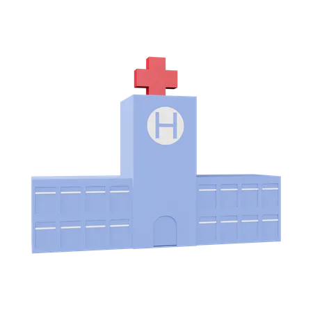 Hospital 3 D Icon Illustration 3D Icon