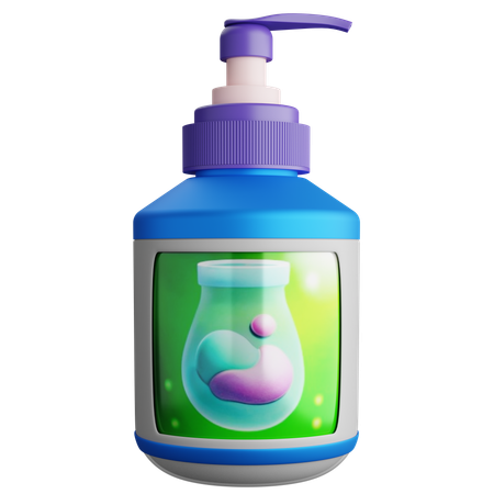 Sanitizer Bottle  3D Icon