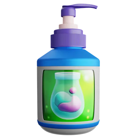 Sanitizer Bottle  3D Icon