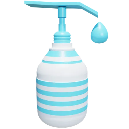 Sanitizer Bottle  3D Icon