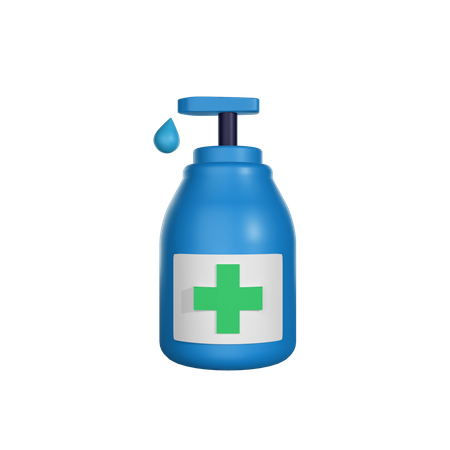 Sanitizer Spray  3D Icon