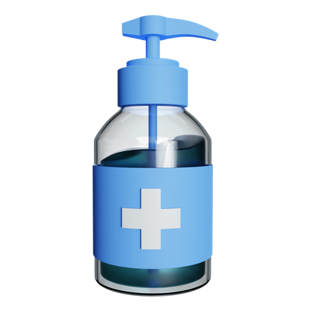 Sanitizer Spray  3D Illustration