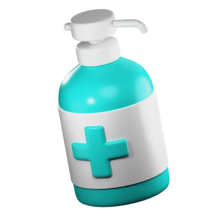 Sanitizer Spray  3D Illustration