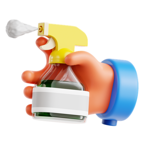 Sanitizing  3D Icon