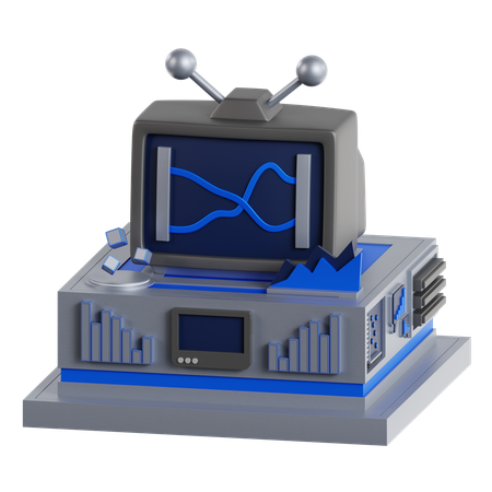 Sankey Diagram  3D Icon