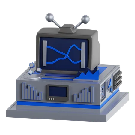 Sankey Diagram  3D Icon