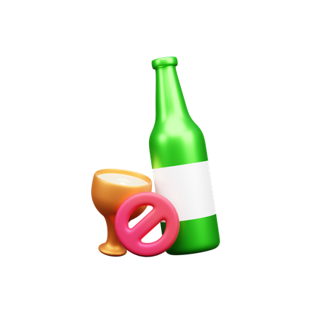 Pas de boisson  3D Icon