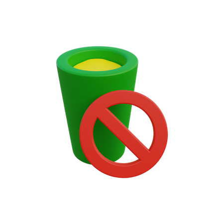 Pas de boisson  3D Icon