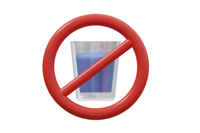 Pas de boisson  3D Icon