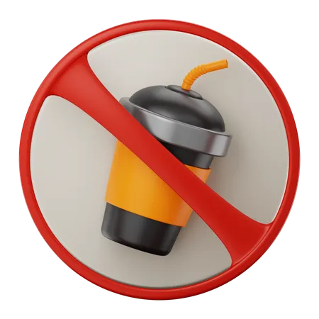 Pas de boisson  3D Icon