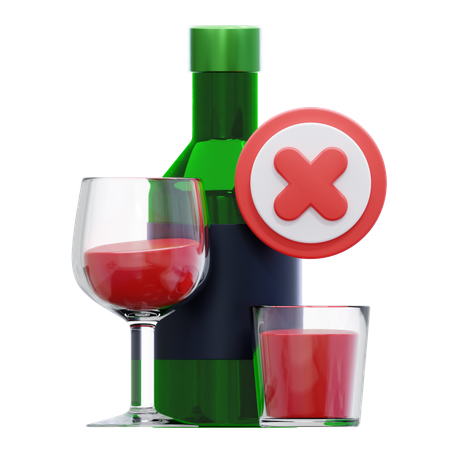 Pas de boisson  3D Icon