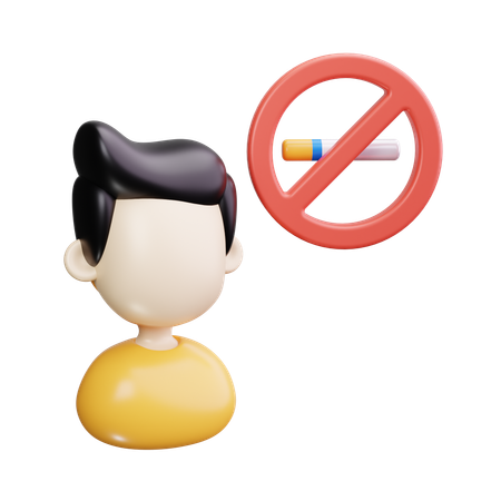 Pas de cigarette  3D Icon