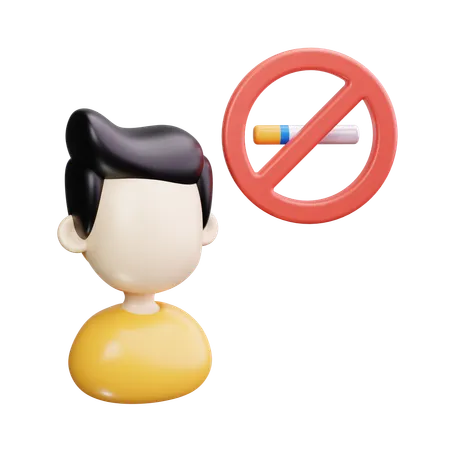 Pas de cigarette  3D Icon