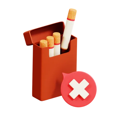 Pas de cigarette  3D Icon