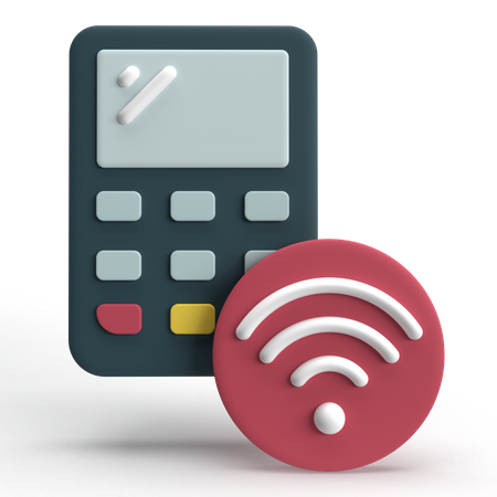 Sans contact  3D Icon