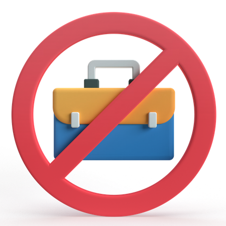 Sans emploi  3D Icon
