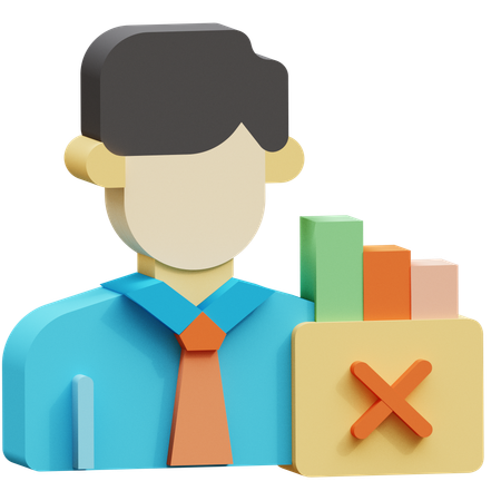 Sans emploi  3D Icon