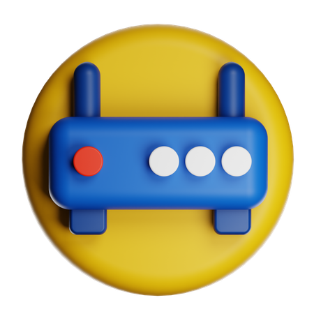 Sans fil  3D Icon
