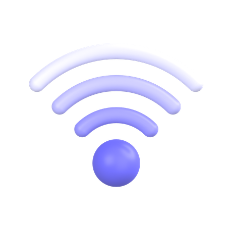 Sans fil  3D Icon