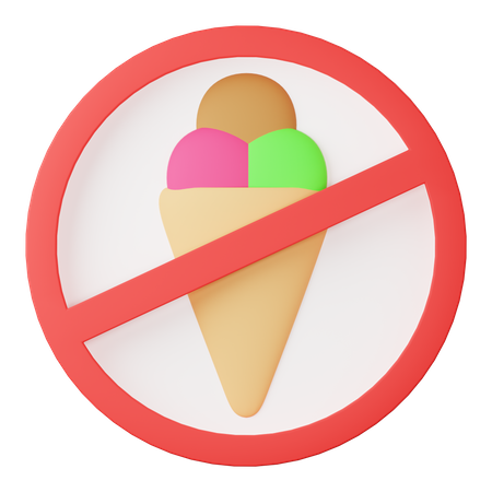 Pas de glace  3D Icon