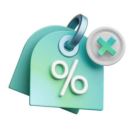 Pas de rabais  3D Icon