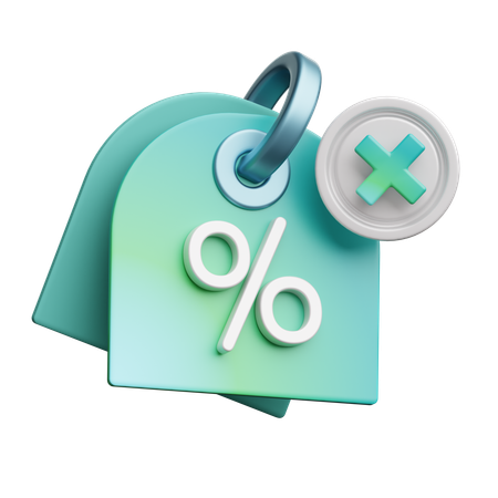 Pas de rabais  3D Icon