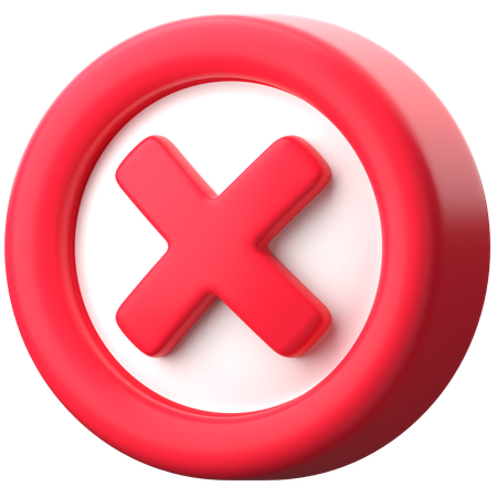 Sans succès  3D Icon