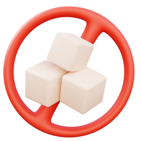 Sans sucre  3D Icon